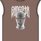 Gangster Mask Unisex Garment-Dyed Muscle Tee image