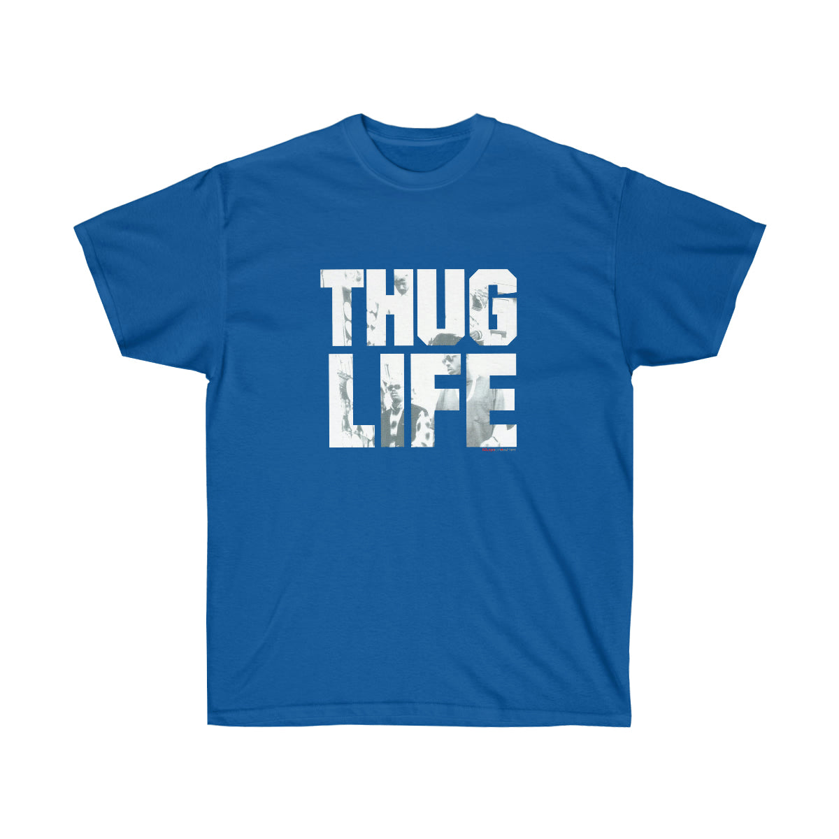 2Pac Thug Life Air Black Men T-Shirt - Royal, S image