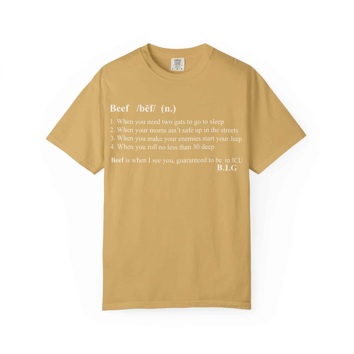 Beef Definition Unisex Garment-Dyed T-shirt image 20