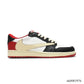Travis Scott x AJ 1 Low Red Black Custom Shoes Sneakers - nk0003976 image 1