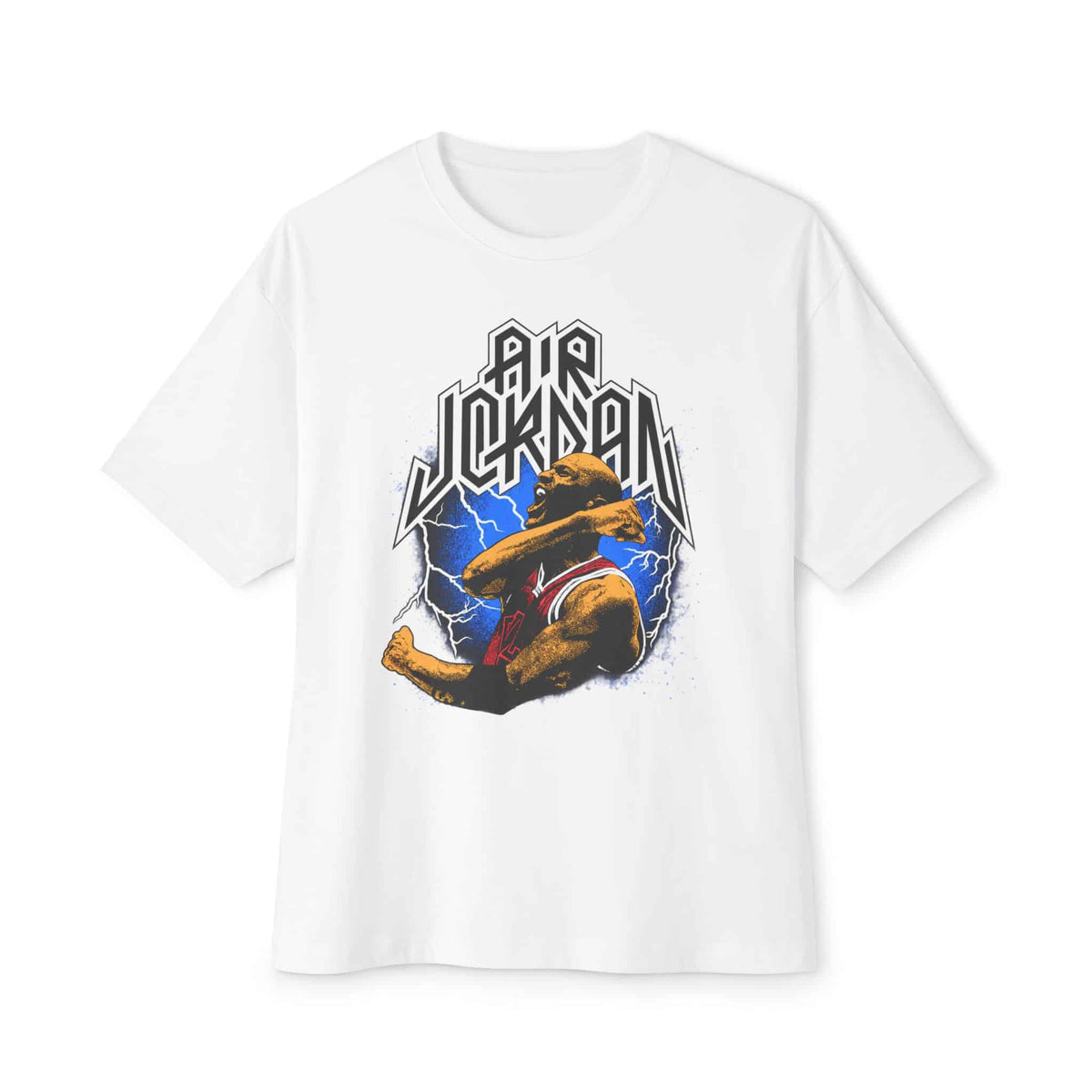 Airborne Legend Unisex Oversized Boxy Tee - White, XS image