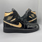AJ 1 Retro High OG "Black Metallic Gold" Shoes Sneakers – nk0005530 image 2