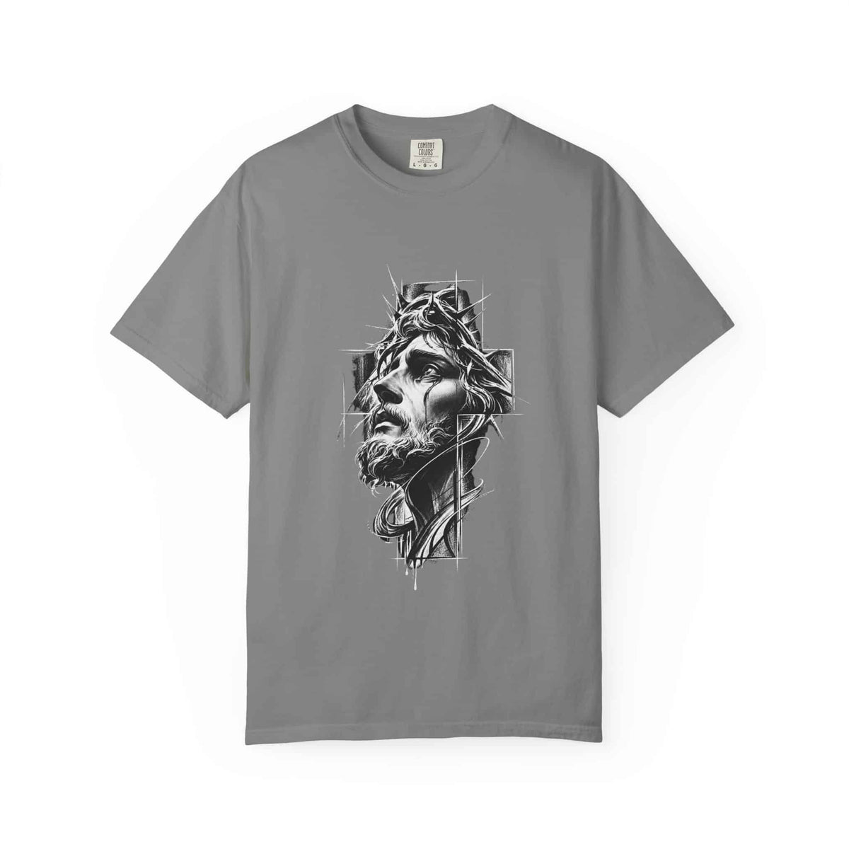 Crown of Faith 2 Unisex Garment-Dyed T-shirt image