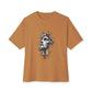 Crown of Faith 1 Unisex Oversized Boxy Tee - Toast, L image
