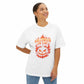 Halloween on Fire Unisex Oversized Boxy Tee image 45