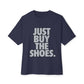 Graphic Print Unisex Oversized Boxy Tee – POD0033 - Navy, 3XL image
