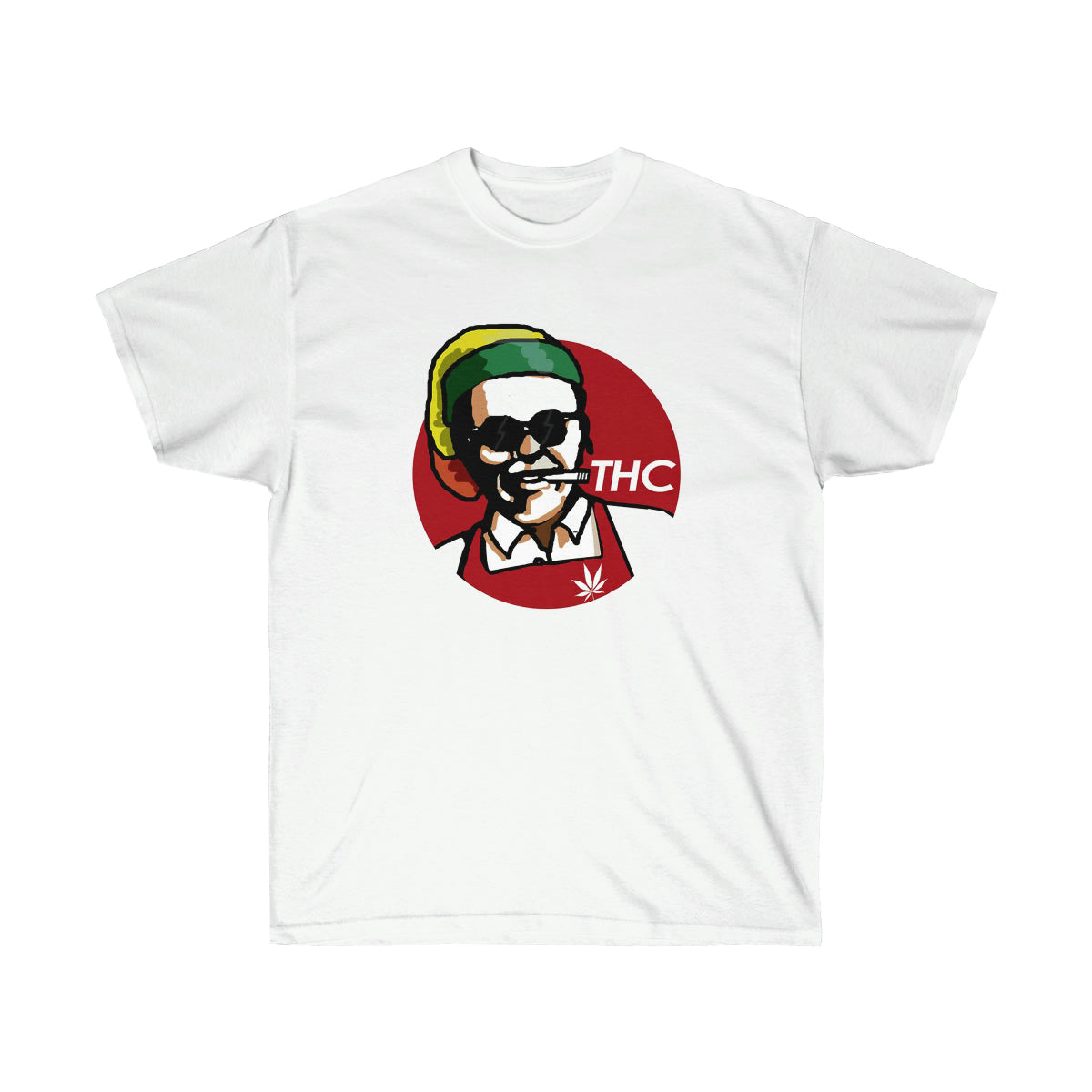 THC Red King Men T-Shirt - White, M image