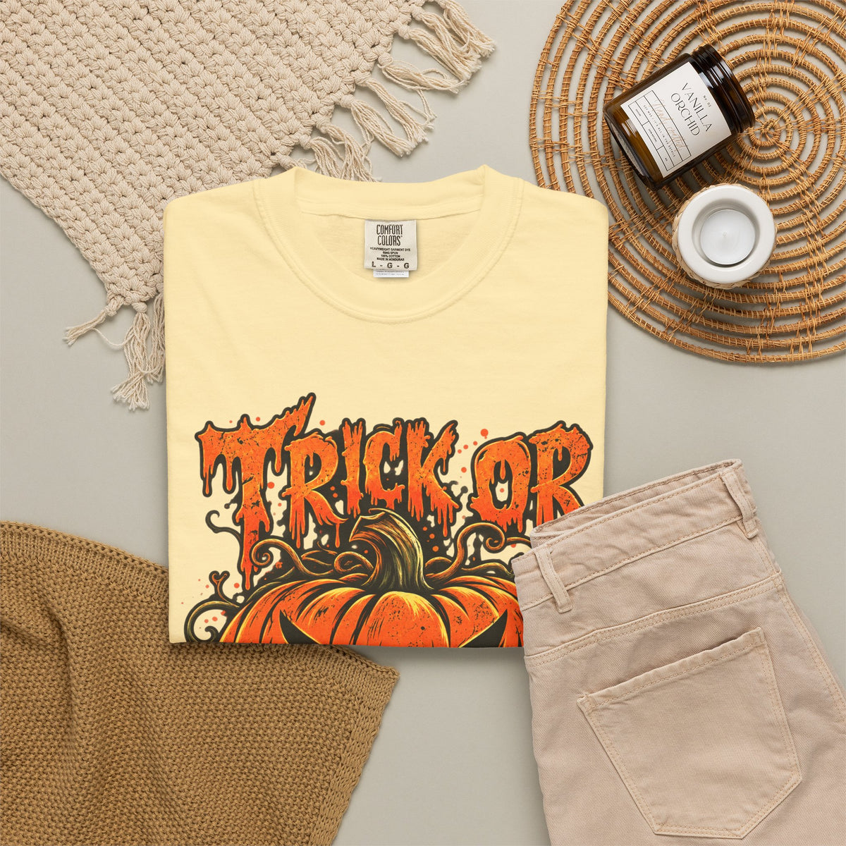 Trick or Treat Unisex Garment-Dyed T-shirt image 29