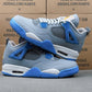 [Premium] AJ 4 LS Mist Blue Shoes Sneakers – nk0004712 image 4
