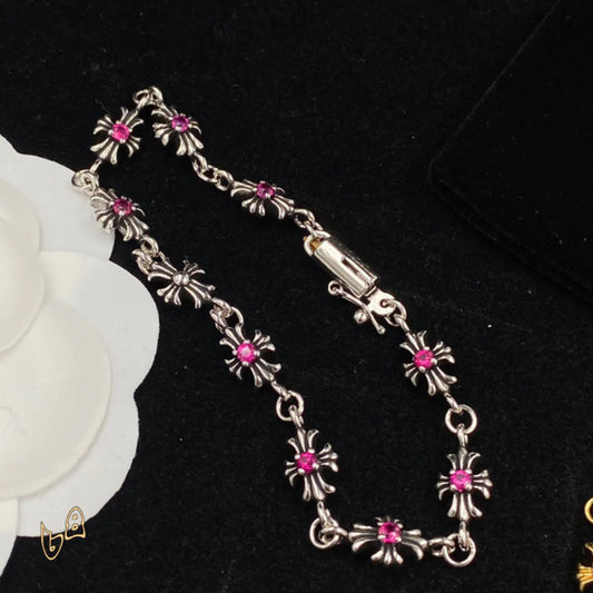 CH Cross Pink Charm Bracelet - CH0059 image 2