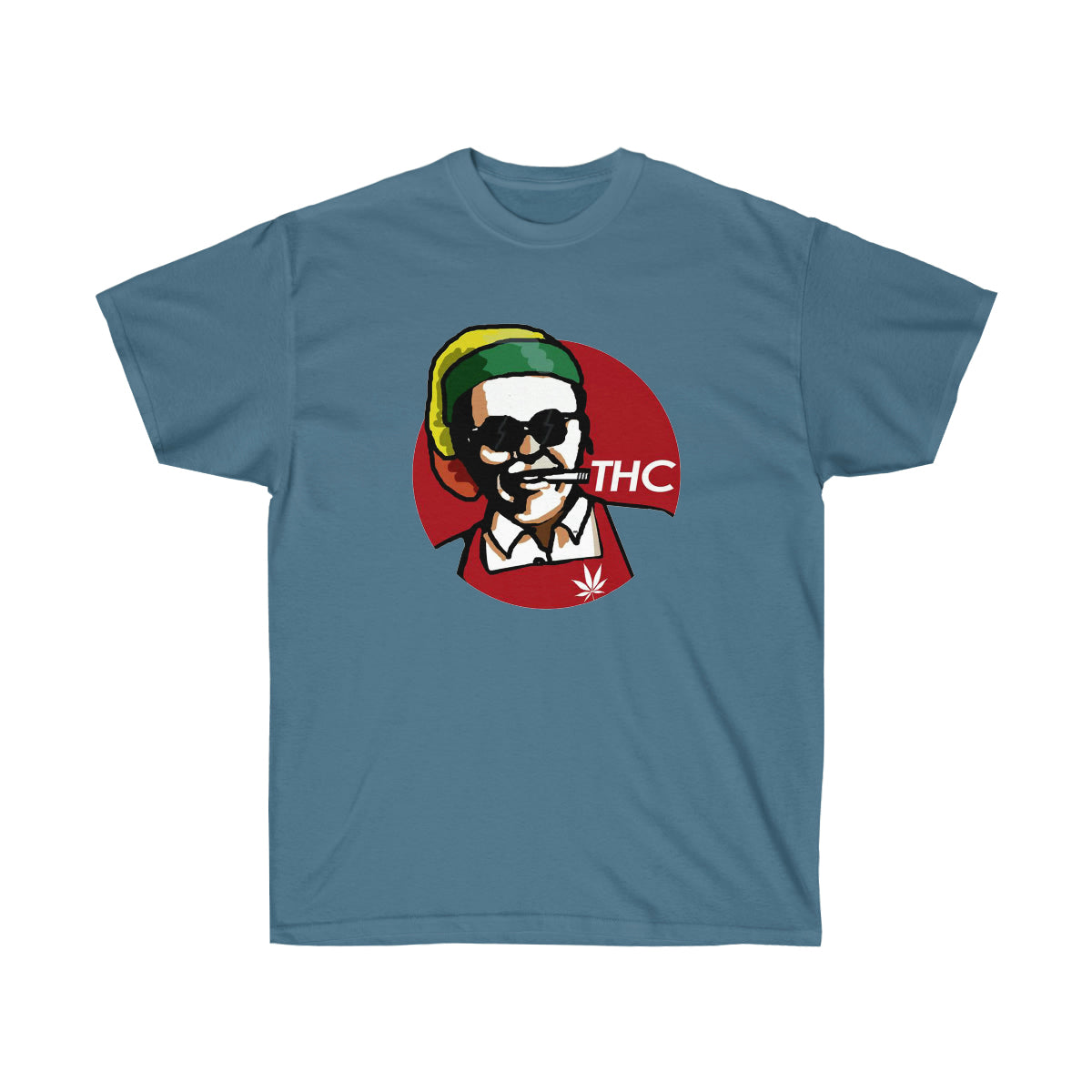 THC Red King Men T-Shirt - Indigo Blue, 2XL image