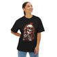 Neon Skull DJ Unisex Oversized Boxy Tee image 3