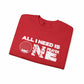 ALL_I_NEED_IS Crewneck Sweatshirt image 14