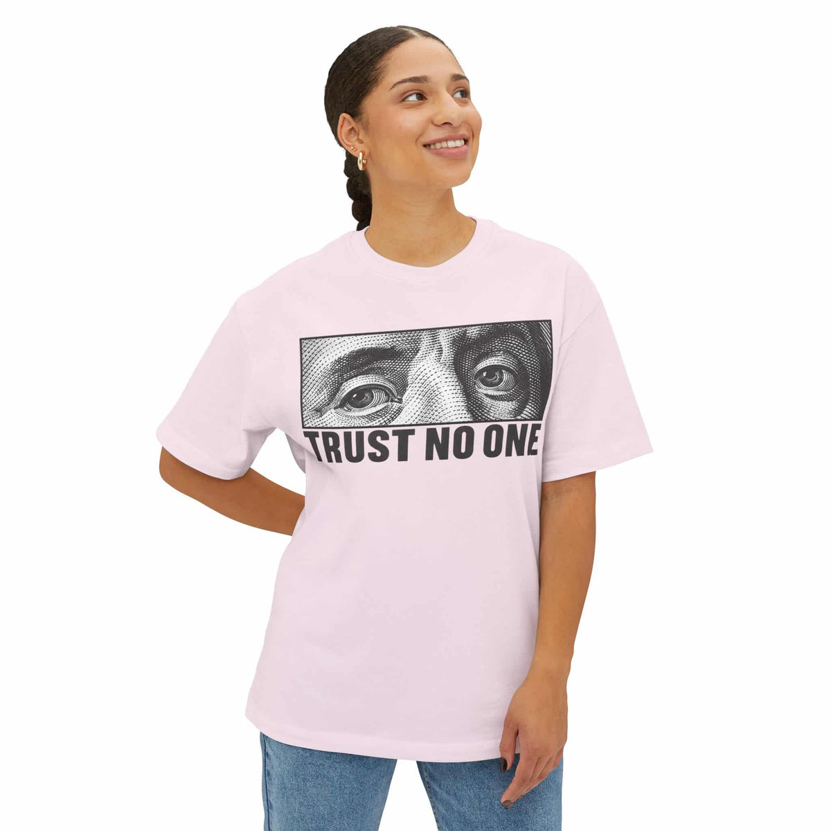 Graphic Print Unisex Oversized Boxy Tee - POD0039 image 3