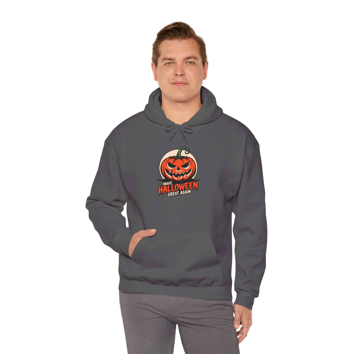 Make Halloween Great Again Hooded Sweatshirt image 58