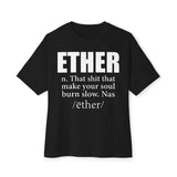 Ether Unisex Oversized Boxy Tee image 0