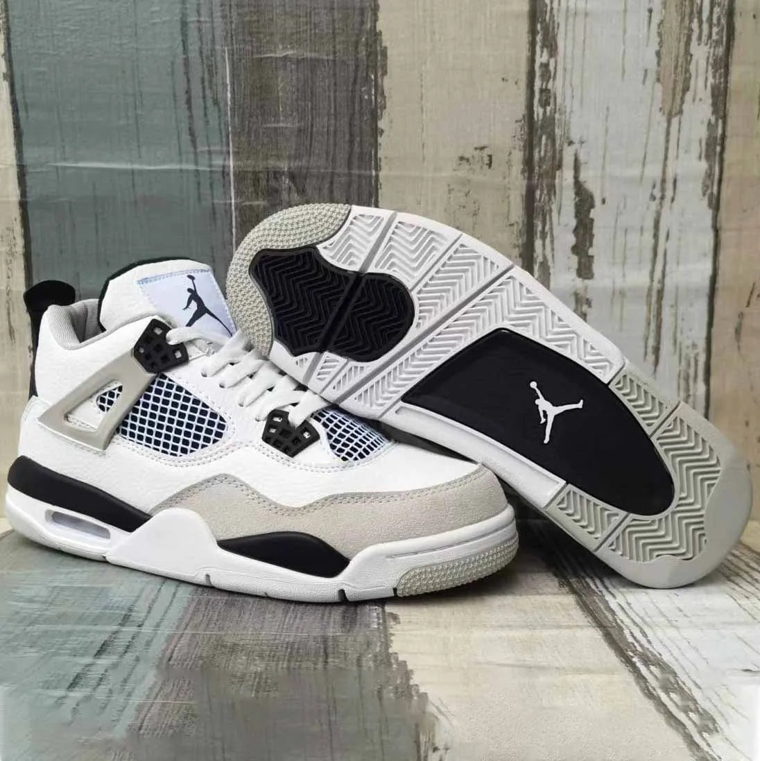 AJ 4 Military Black Shoes Sneakers - nk0001954 image 7