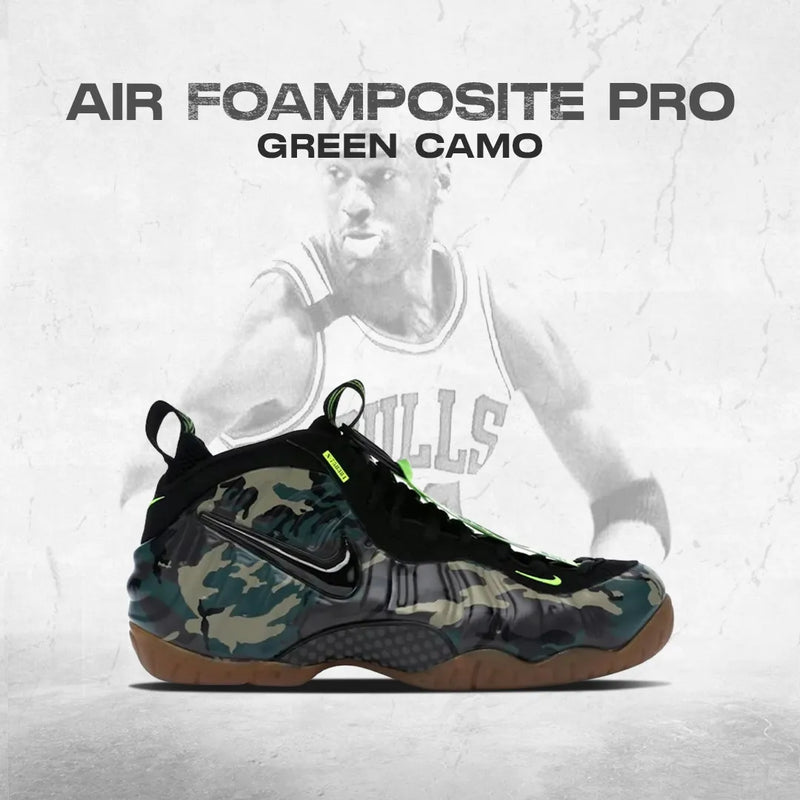 Air Foamposite Pro Green Camo