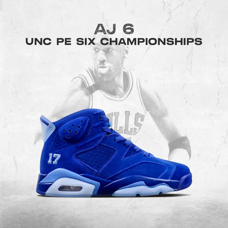 AJ 6 UNC PE Six Championships