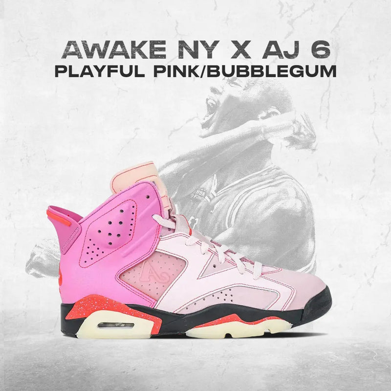 Awake NY x AJ 6 Playful Pink