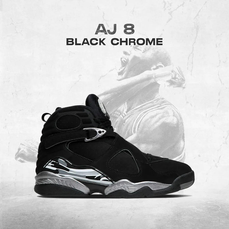 AJ 8 Chrome