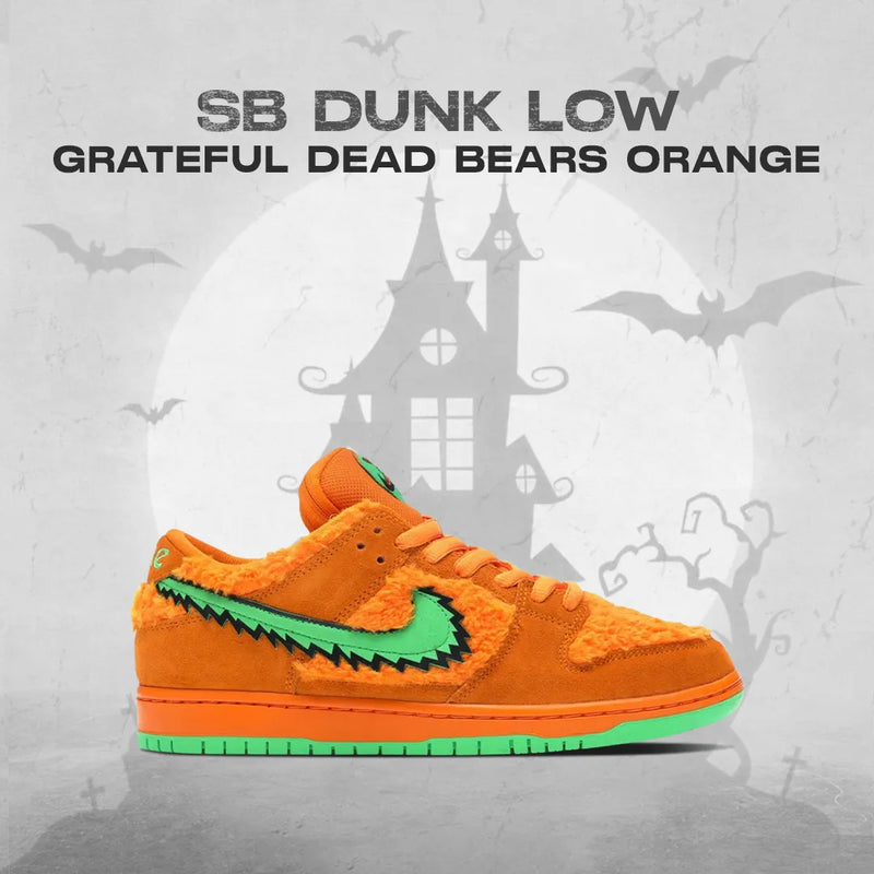 SB Dunk Low Grateful Dead Bears Orange