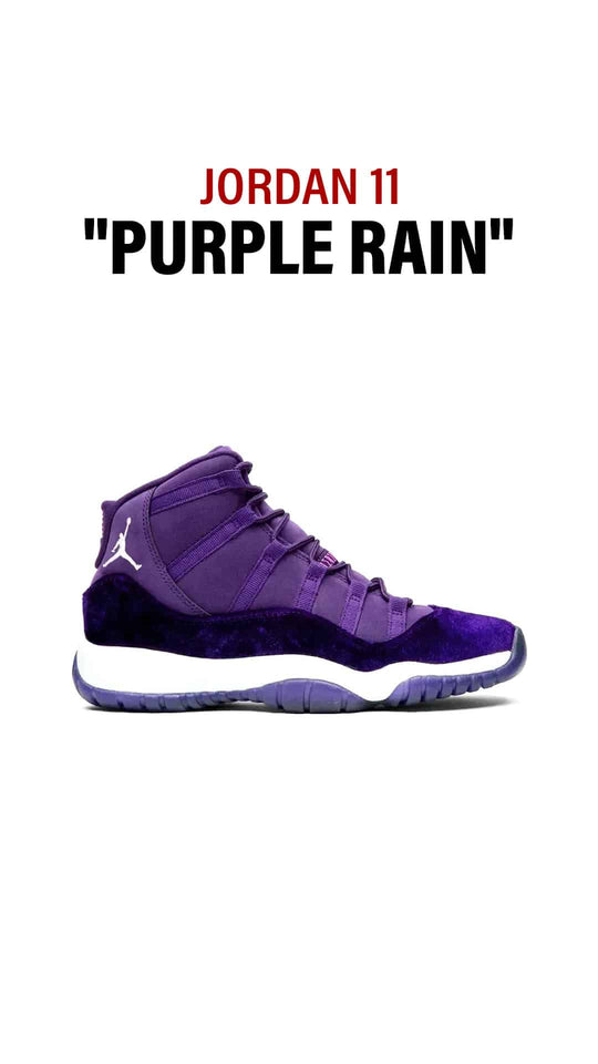 Air Jordan 11 Purple Rain Shoes Sneakers - nk0004415