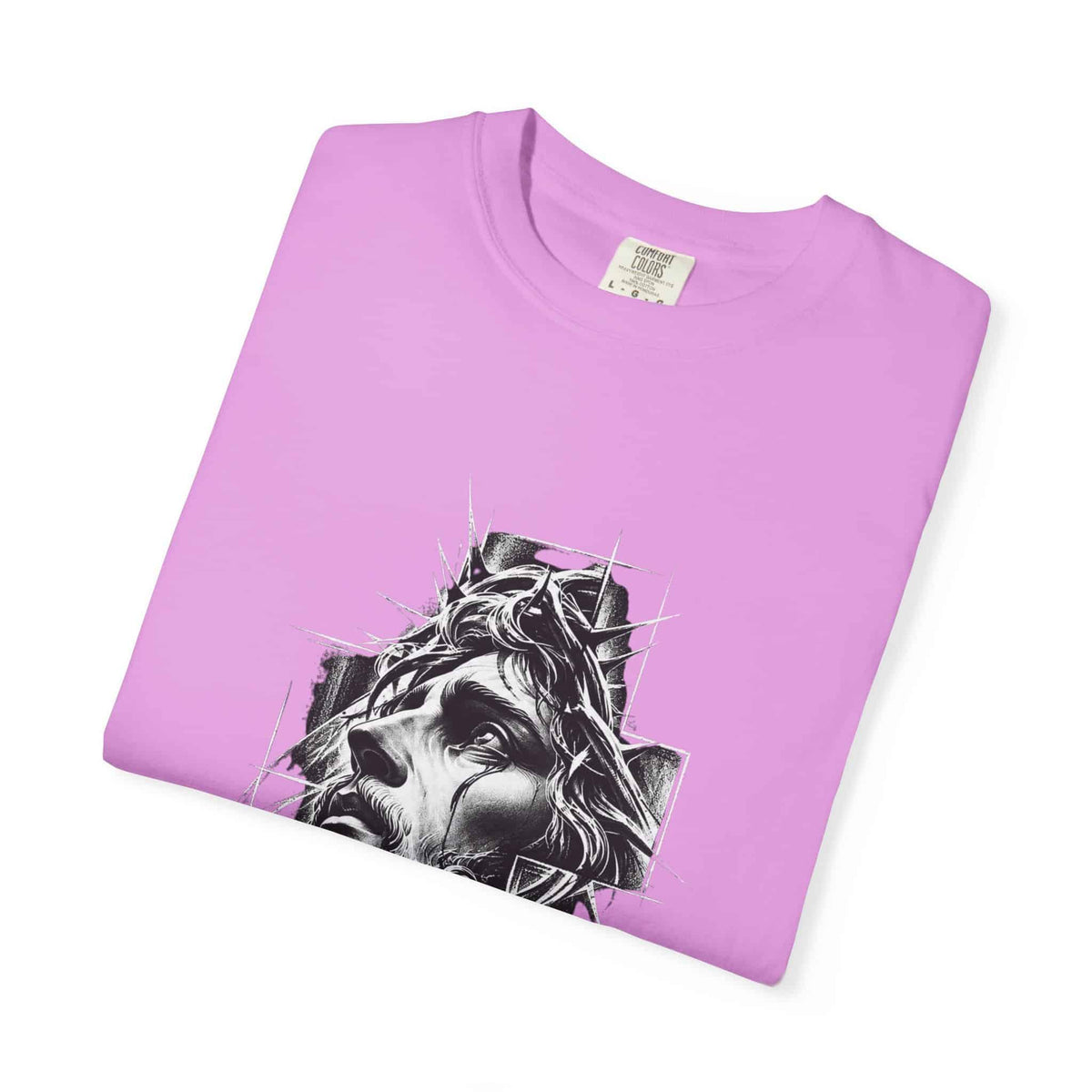Crown of Faith 2 Unisex Garment-Dyed T-shirt image 128
