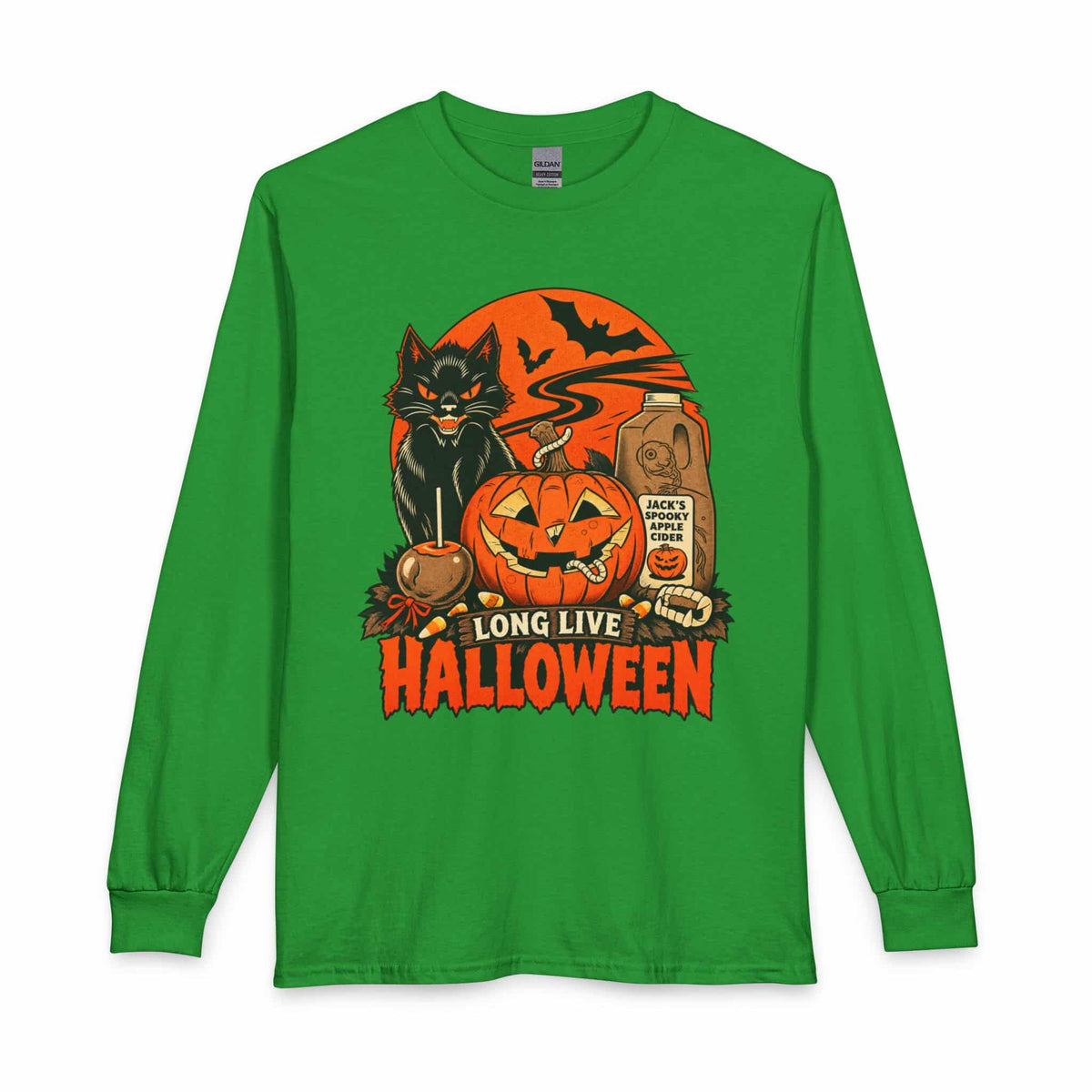 Midnight Cat Long Sleeve T-Shirt image 28