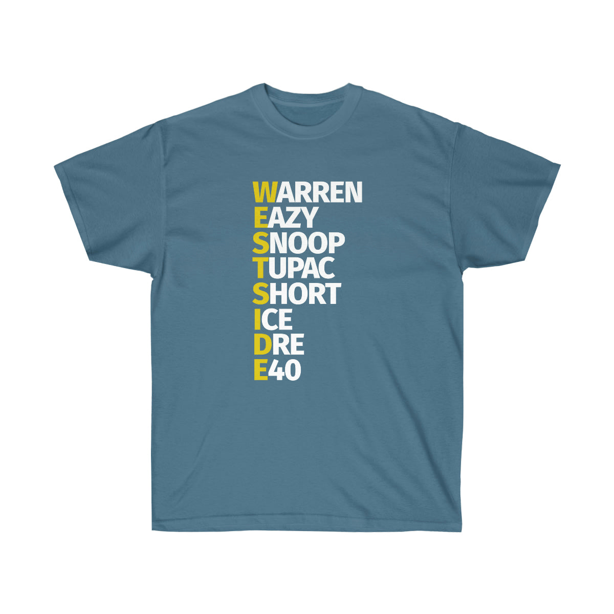 West Side Men T-Shirt - Indigo Blue, XL image
