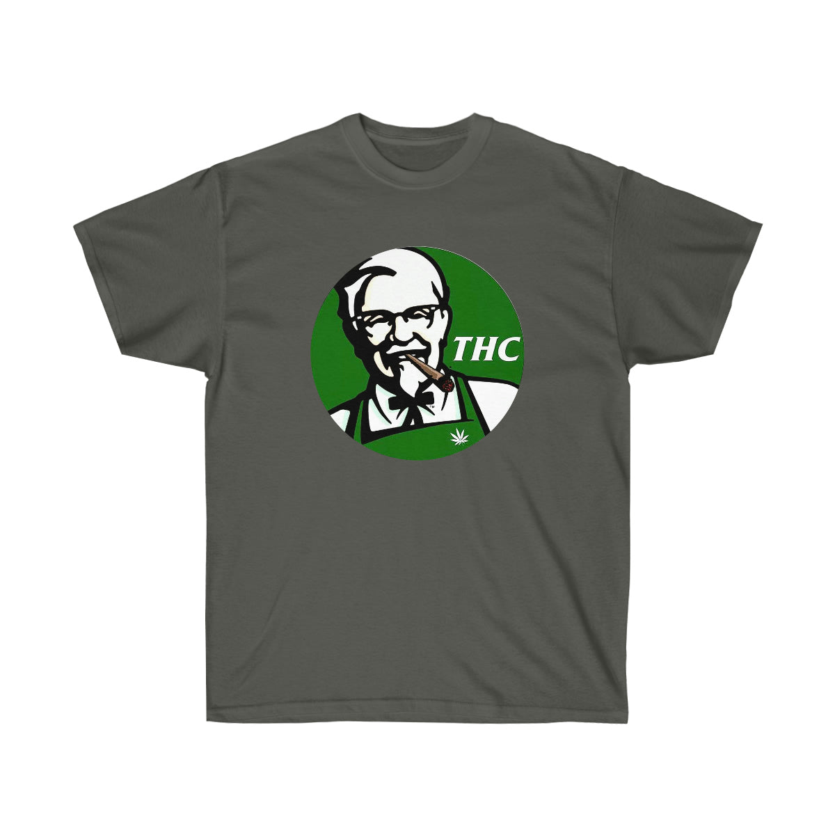 THC King Green Men T-Shirt - Charcoal, XL image