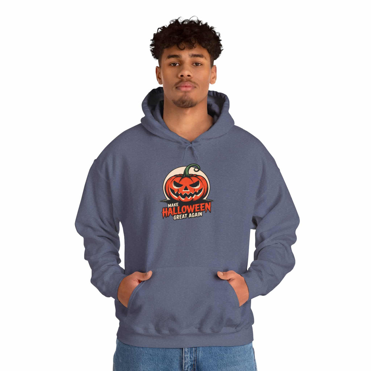 Make Halloween Great Again Hooded Sweatshirt image 81