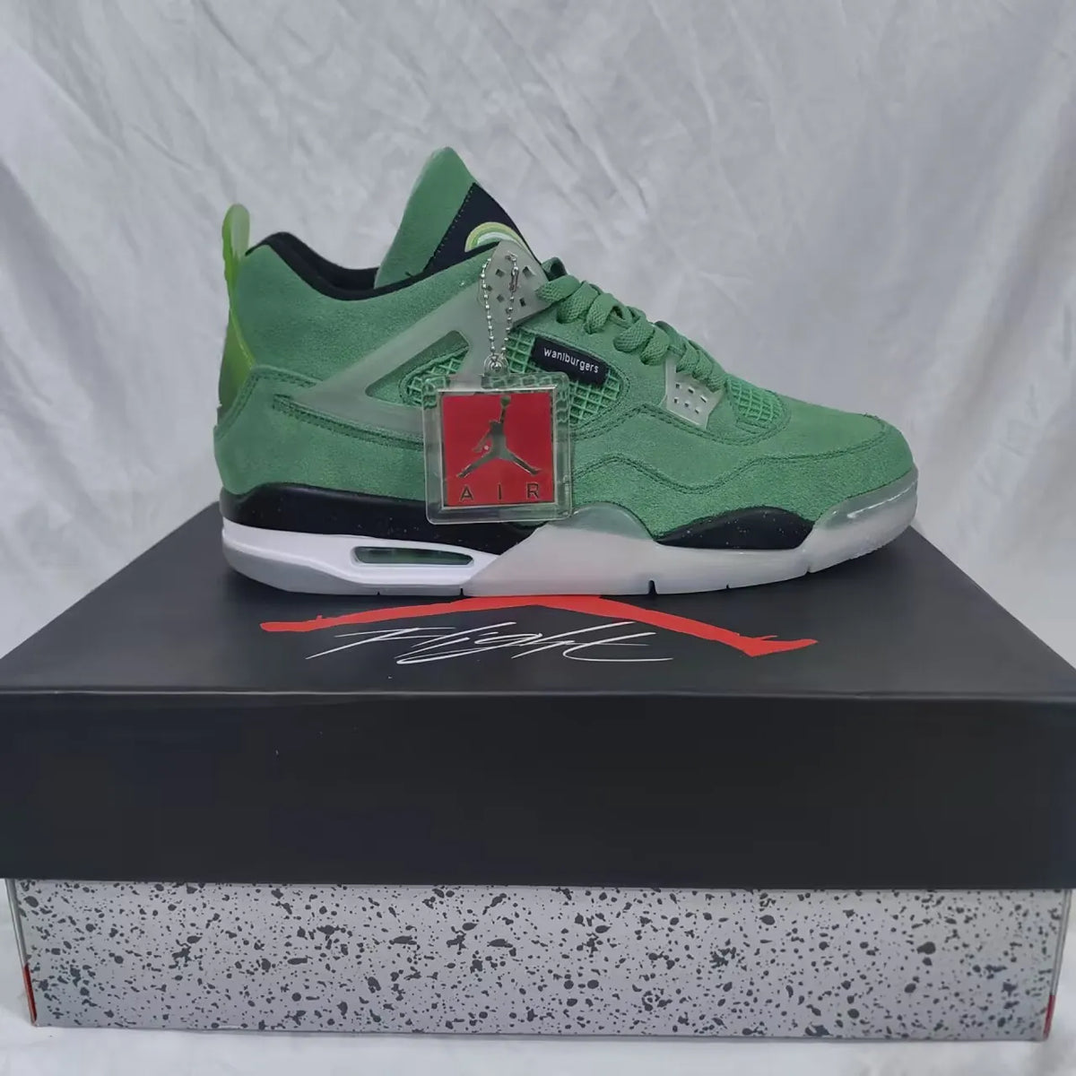 AJ 4 Wahlburgers PE Shoes Sneakers – nk0004106 image 7