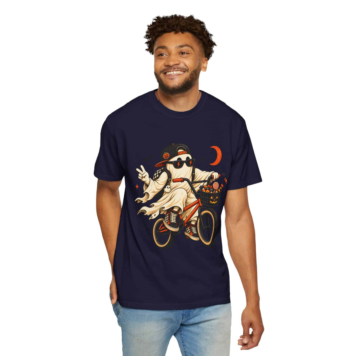 Gangster Mask Unisex Garment-Dyed T-shirt image 82