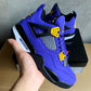 AJ 4 Imperial Purple Shoes Sneakers - nk0004548 image 2
