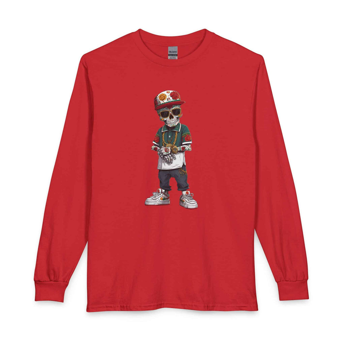 Skull Luxury Long Sleeve T-Shirt image 16