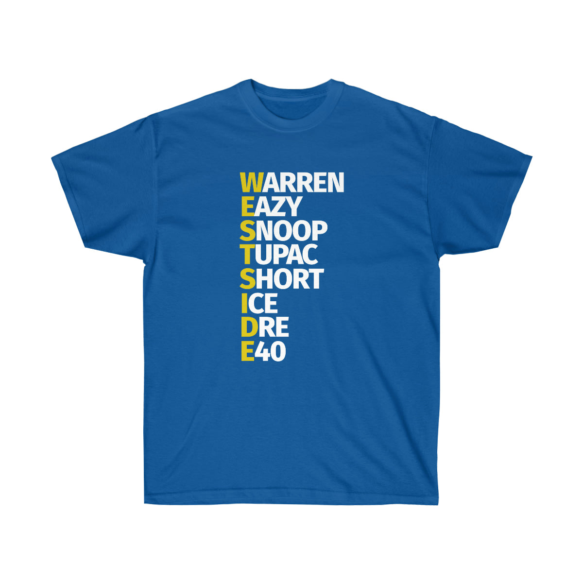 West Side Men T-Shirt - Royal, M image