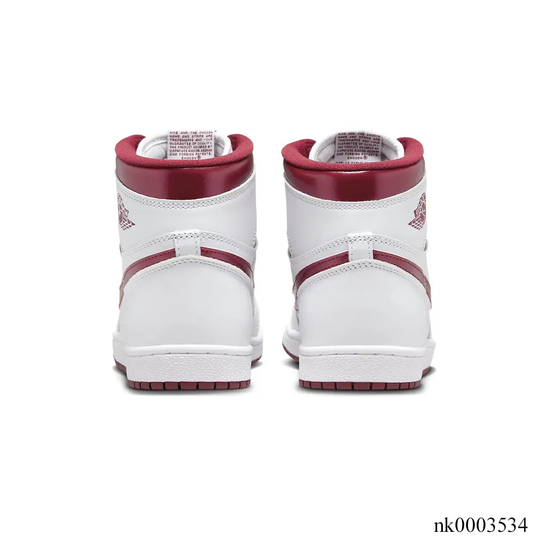 AJ 1 High 85 Metallic Burgundy Shoes Sneakers - nk0003534 image 4