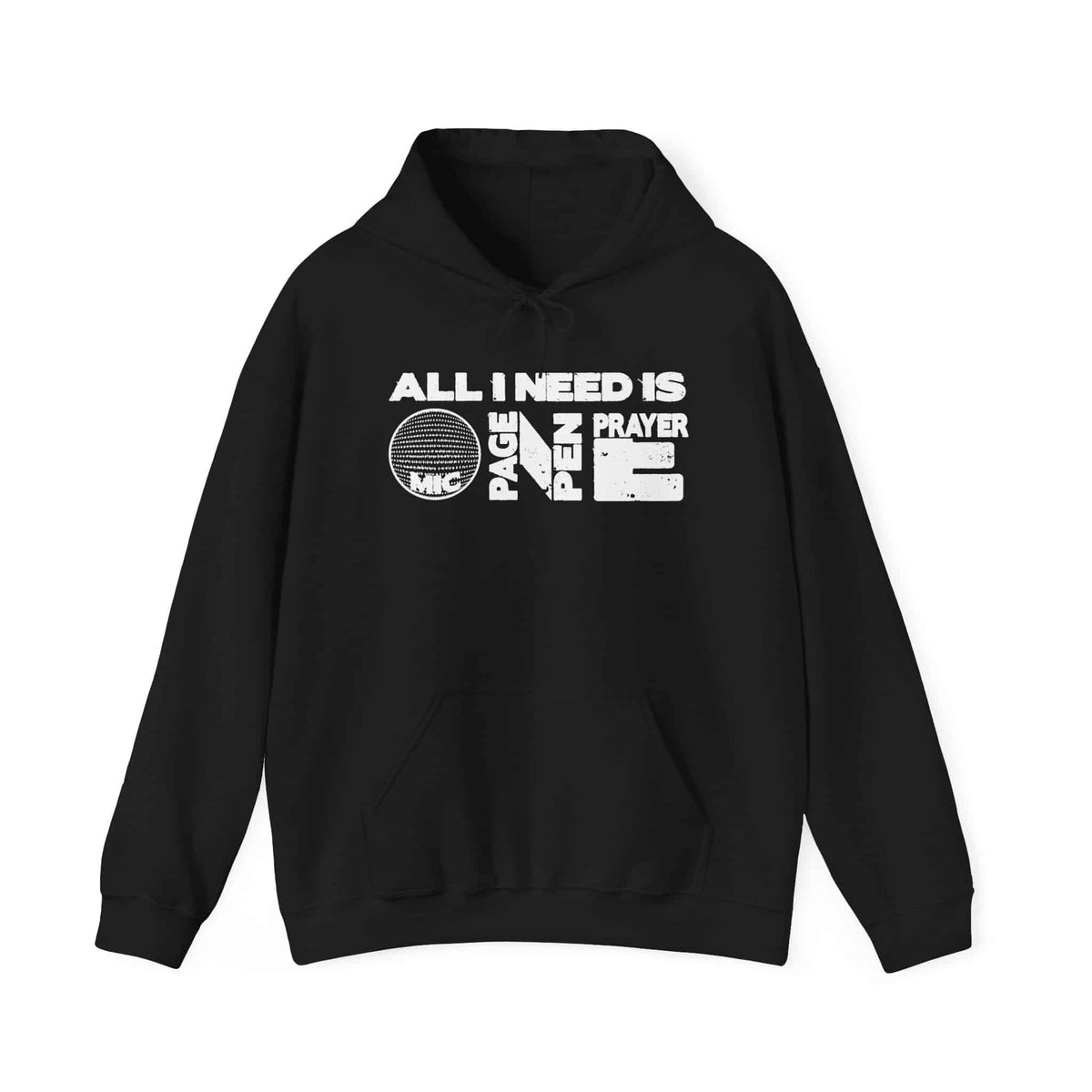 ALL_I_NEED_IS Unisex Heavy Blend™ Hooded Sweatshirt - 4XL, Black image
