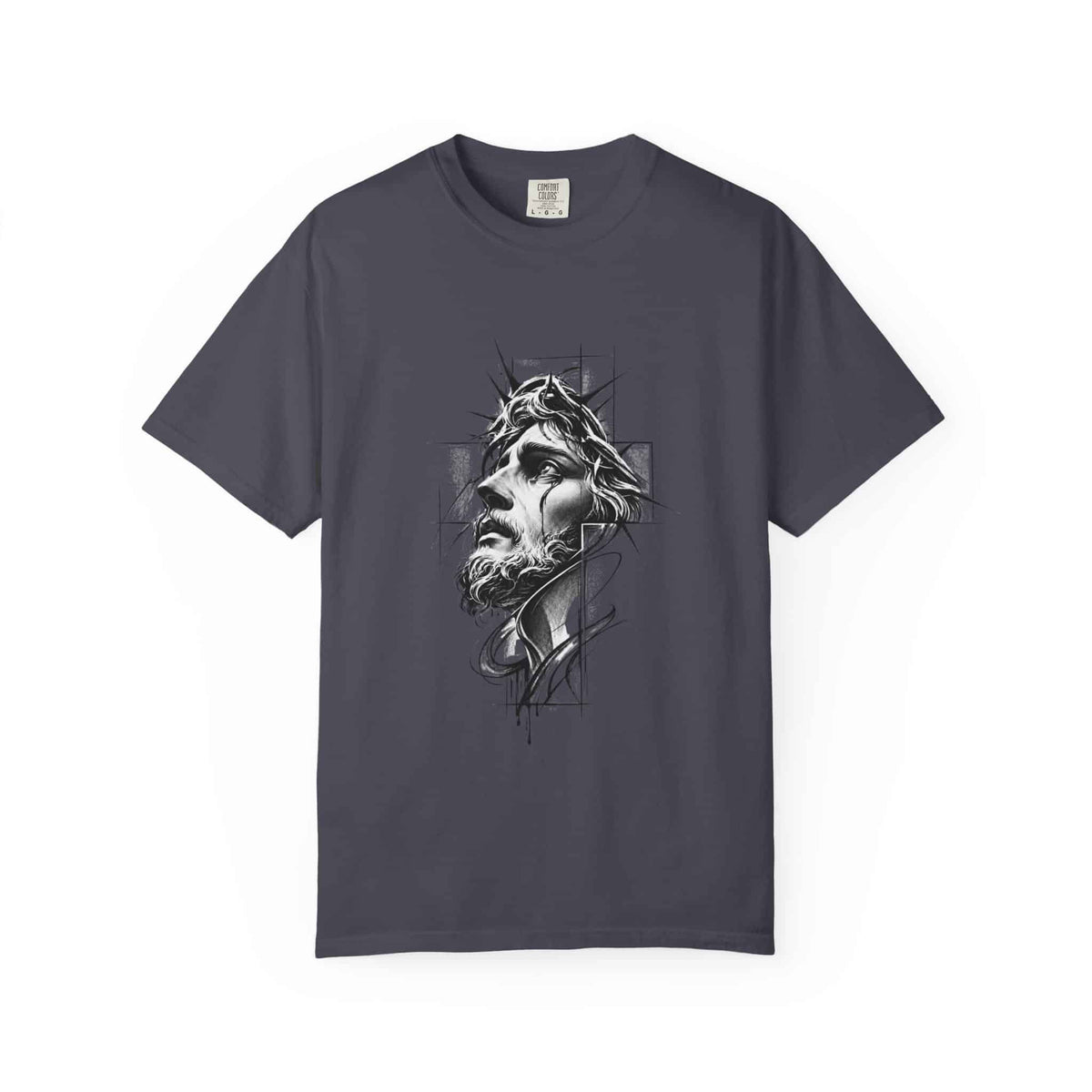 Crown of Faith 1 Unisex Garment-Dyed T-shirt image