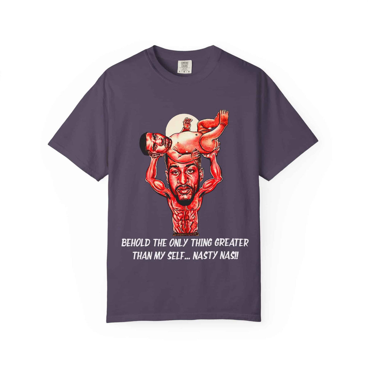 Nas The Last Word Unisex Garment-Dyed T-shirt image