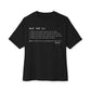 Beef Definition Unisex Oversized Boxy Tee - Black, S image