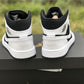 AJ 1 Mid White Black Shoes Sneakers - nk0000560 image 9