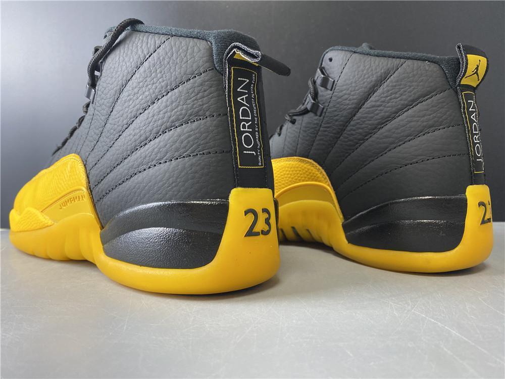 AJ 12 Retro Black University Gold Shoes Sneakers - nk0000758 image 8