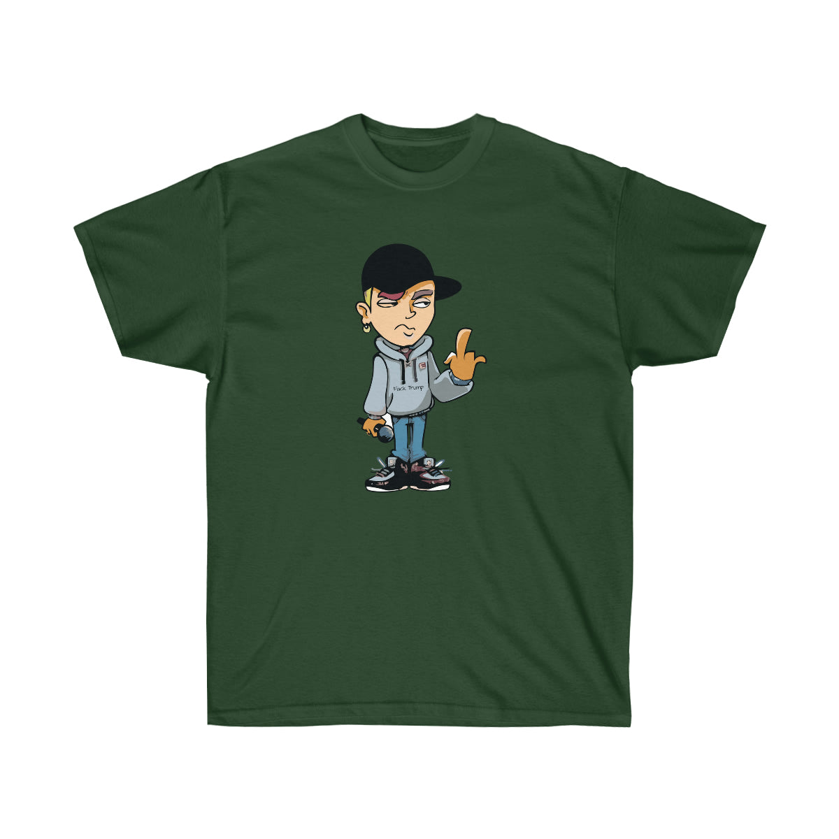 FK You Men T-Shirt - Forest Green, XL image