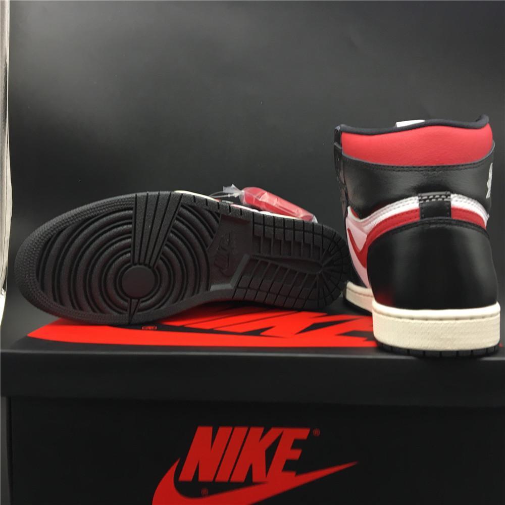 AJ 1 Retro High Black Gym Red Shoes Sneakers - nk0000147 image 5