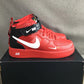 AF 1 Mid Utility University Red Shoes Sneakers - nk0003754 image 5
