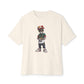 Skull Luxury Unisex Oversized Boxy Tee - Natural, S image