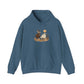 Halloween Cowboy Hooded Sweatshirt - 2XL, Indigo Blue image