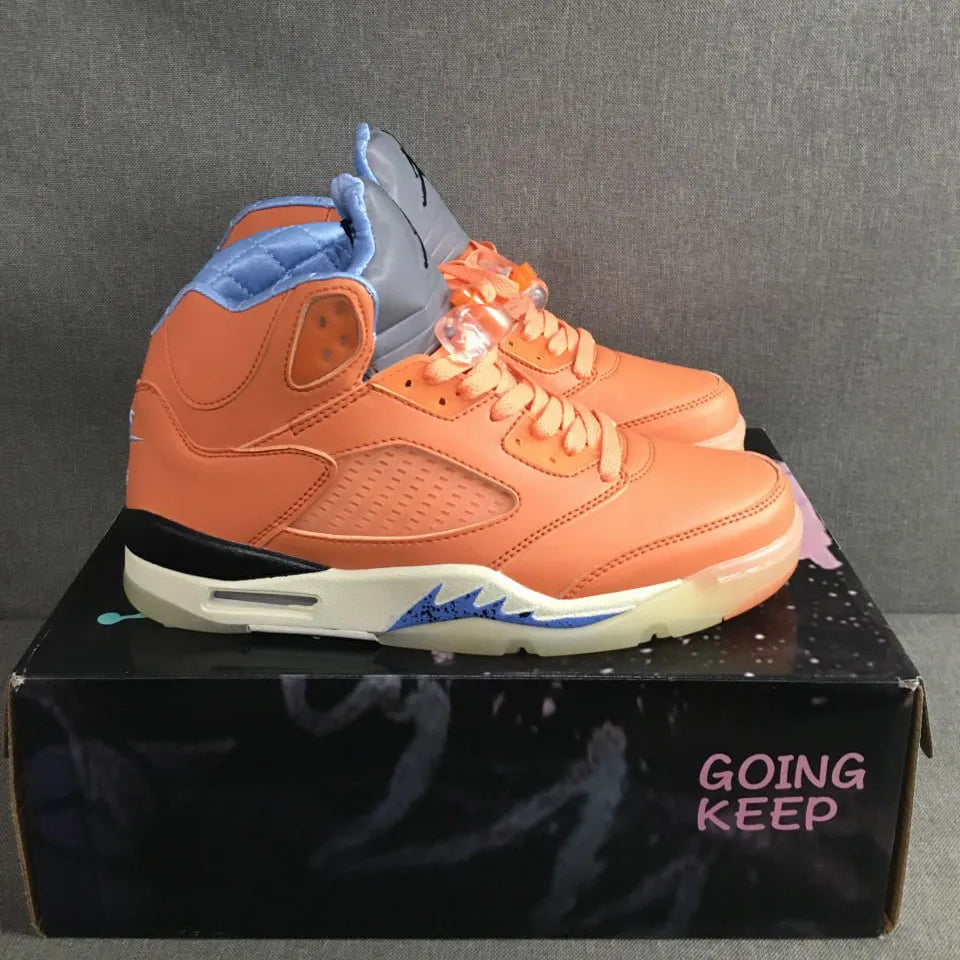 AJ 5 Crimson Bliss x We The Best Shoes Sneakers - nk0002270 image 6
